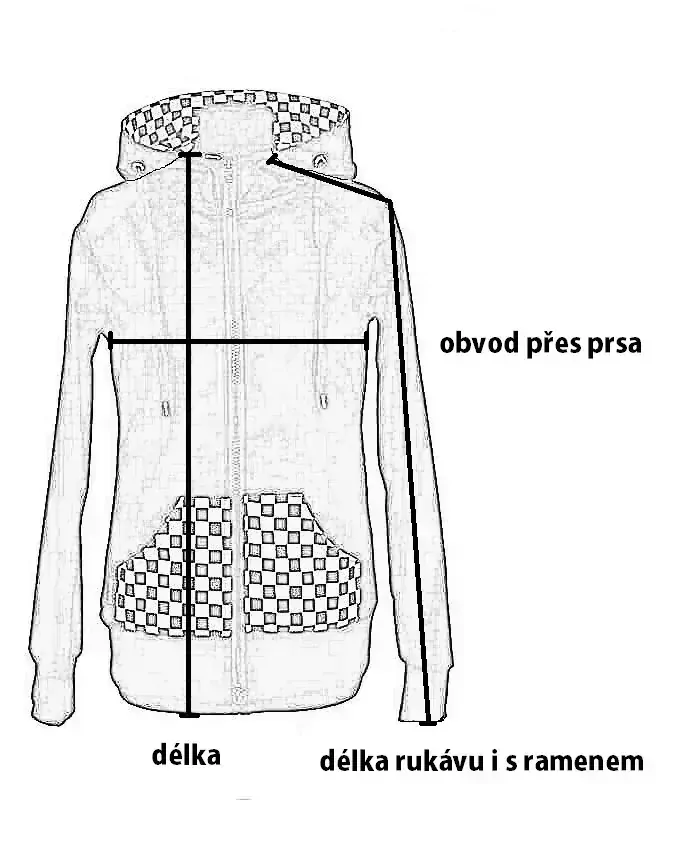 Mikina -petrolej/ornamenty 