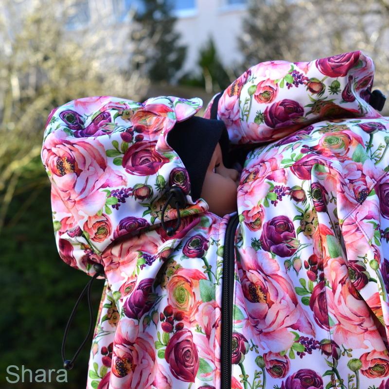 Softshel. kabát JARO/PODZIM pro ZADNÍ i přední nošení - SKLADEM vel.M