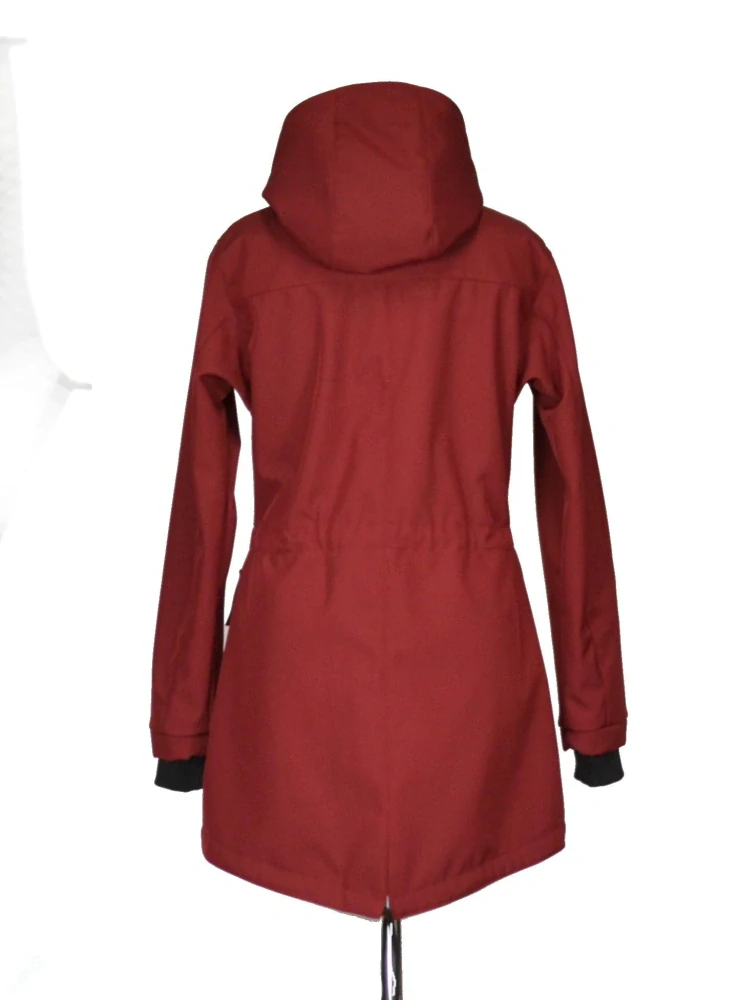 Parka softshell - bordó