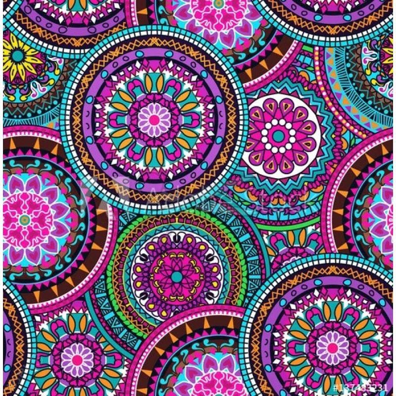 Dětské kalhoty softshellové - malina v kapse kaleidoskop SKLADEM vel.122