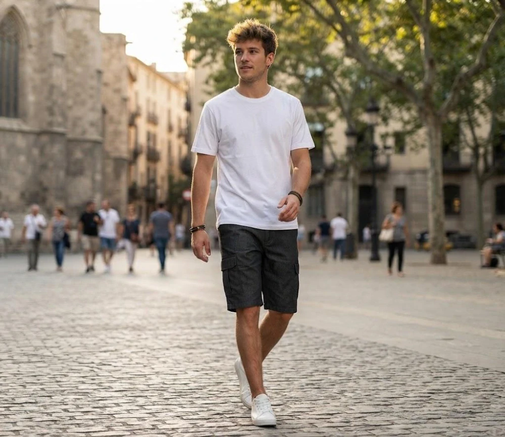 Kraťasy kapsáče bio bavlna - černá