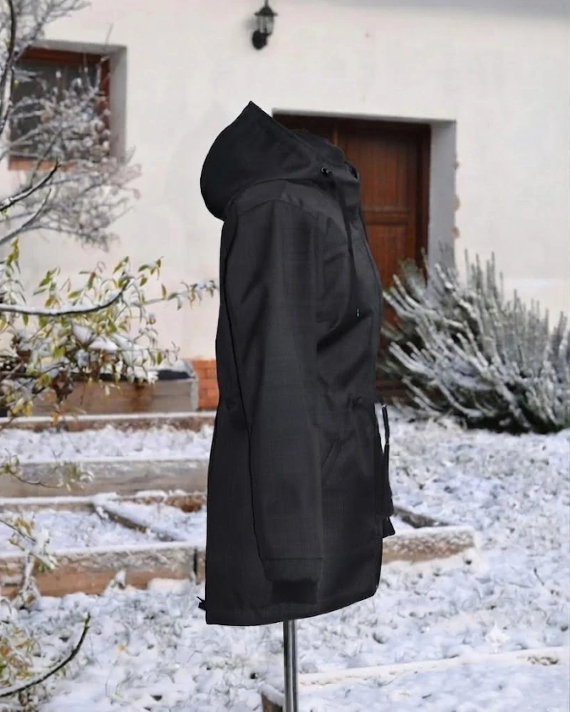 Parka VYŠŠÍ PARAMETRY softshell jarní - černá