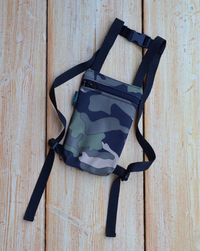 Batůžek pro DIA děti - zelený maskáč SKLADEM