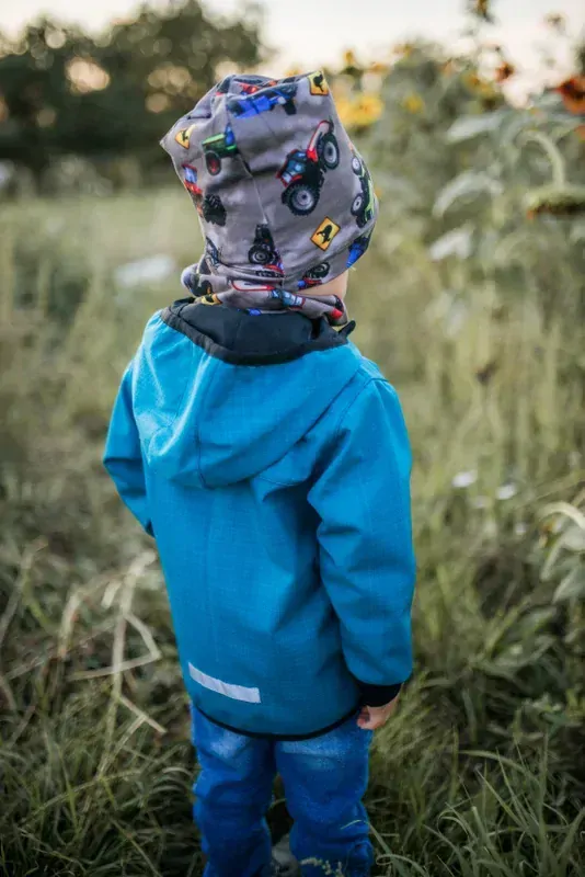 Sada čepice a nákrčník - traktory SKLADEM vel.M