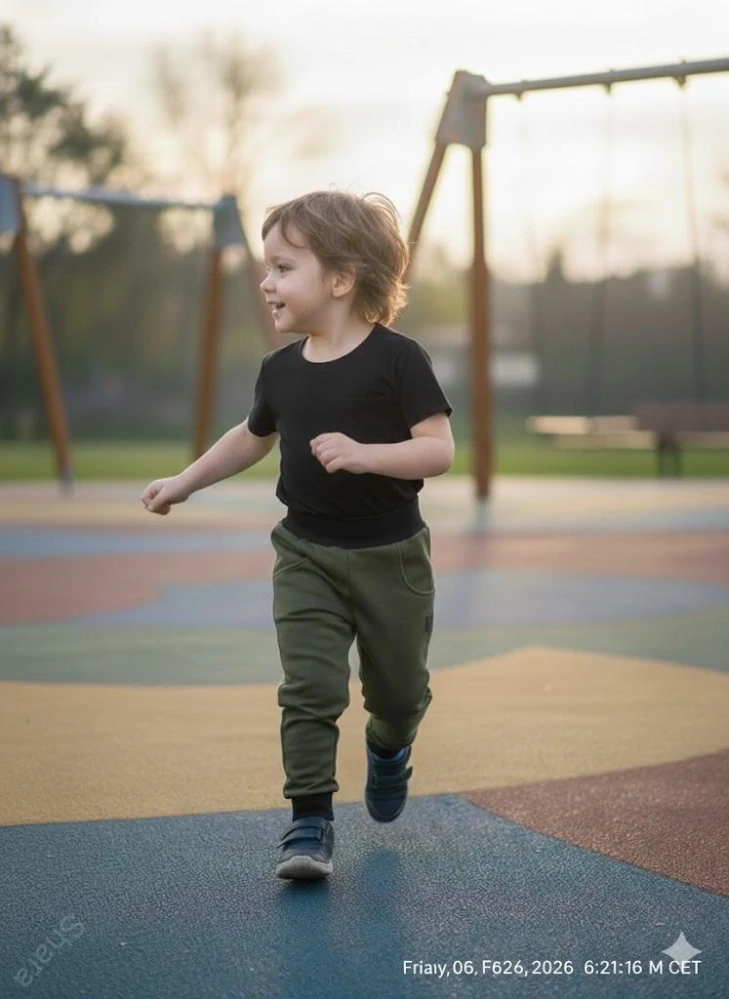 Dětské kalhoty softshellové -oliva