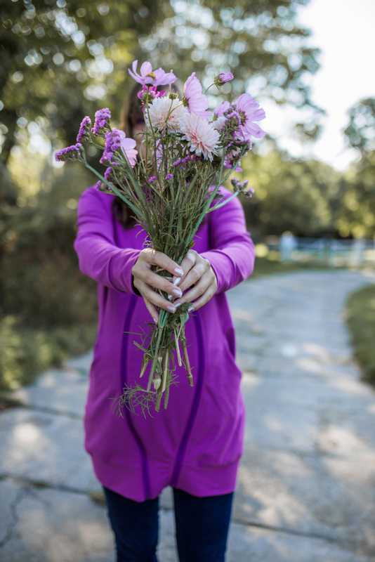 Těhotenská vsadka - do mikin z teplákoviny 