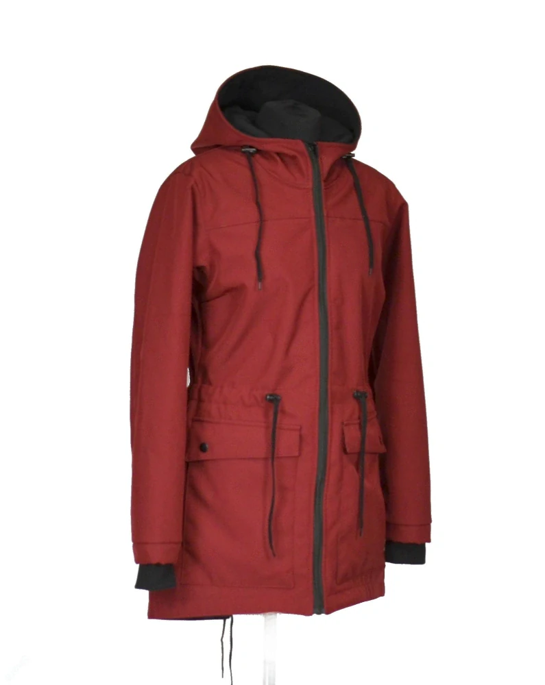 Parka softshell - bordó