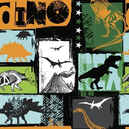 Softshellová bunda - černá/dino
