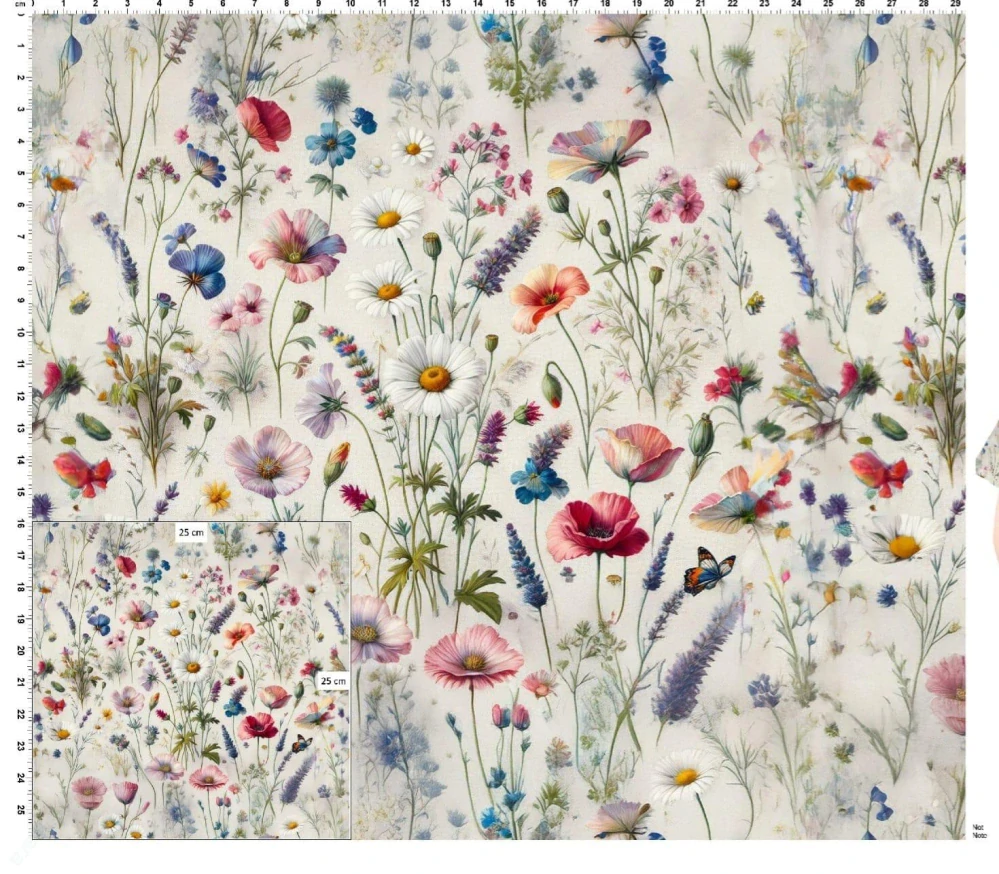 Mikinošaty těhotenské i kojící na skryté zipy - žlutá/luční kvítí