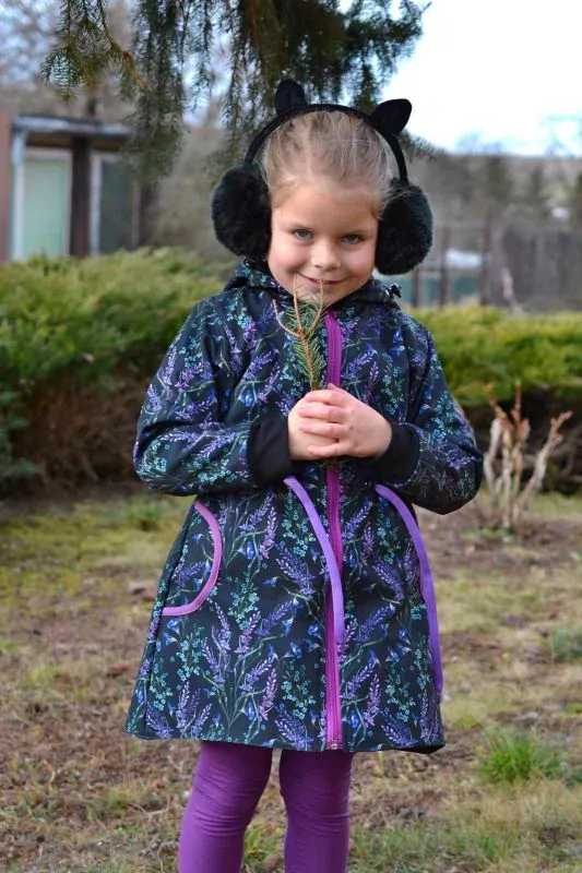 Softshellový kabátek - bylinky