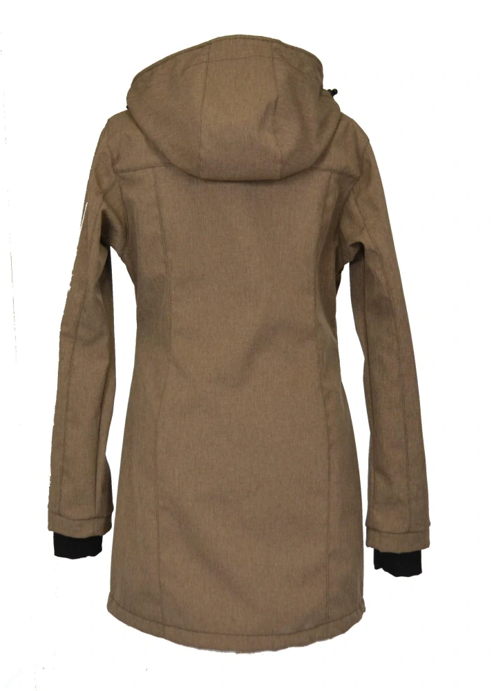 Softshellový kabát přední nošení vsadka s hladítky- latte SKLADEM vel.XL