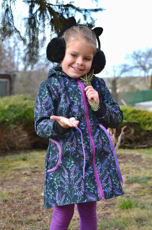 Softshellový kabátek - bylinky