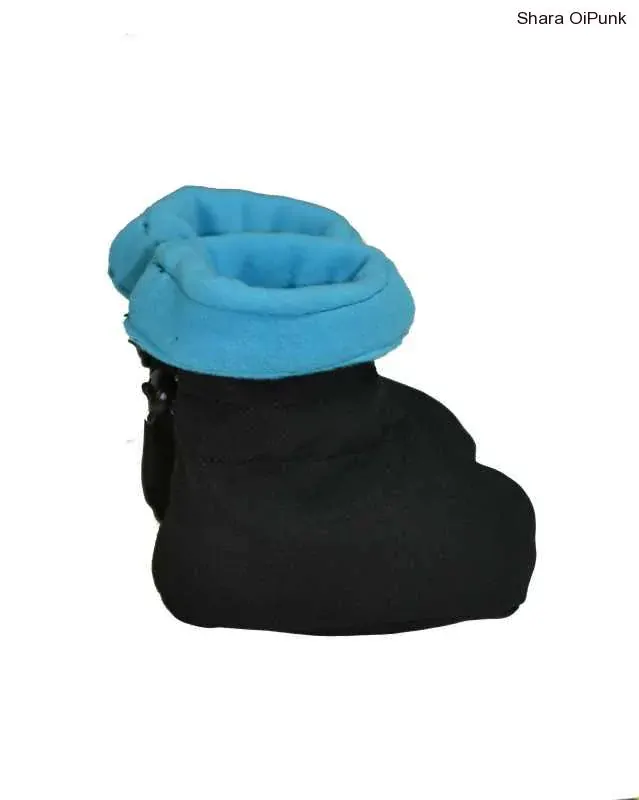Softshellové capáčky Shara - černá/tyrkys