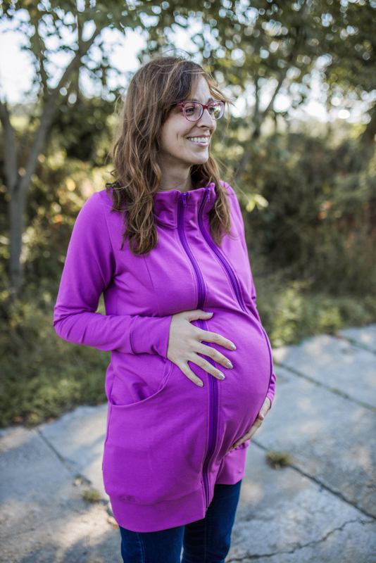 Těhotenská vsadka - do mikin z teplákoviny 