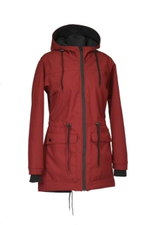 Parka softshell - bordó