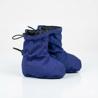Softshellové "barefoot" - modrofialová