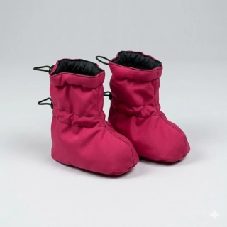 Softshellové capáčky - malina