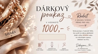 Dárkový poukaz na 1000kč