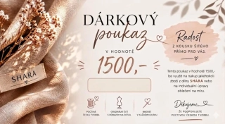 Dárkový poukaz na 1500kč