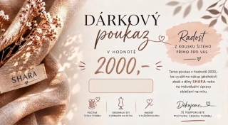Dárkový poukaz na 2000kč