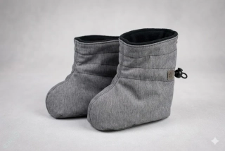 Softshellové capáčky - šedá žíhaná