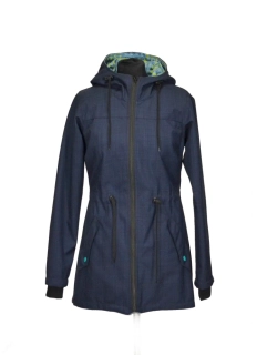 Parka VYŠŠÍ PARAMETRY softshell jarní  - tmavě modrá