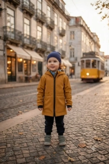 Softshellová parka - medová