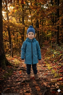 Softshellová parka petrolej