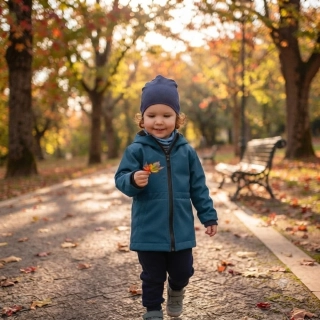 Softshellová parka petrolej