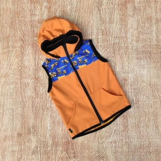Softshellová vesta Shara - med/bagry