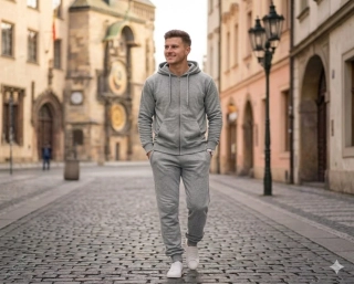 Pánské tepláky Shara - šedé